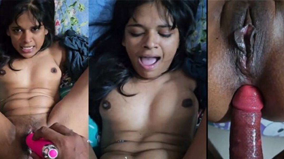 ⁣Horny Babe Both Holes Fucked