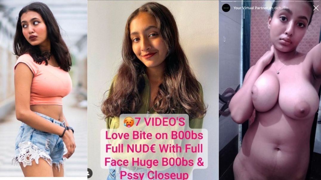 🥵Famous Insta Influencer Divya Mandal Showing Her Big Boobs Closeup Shaved Pussy App Content