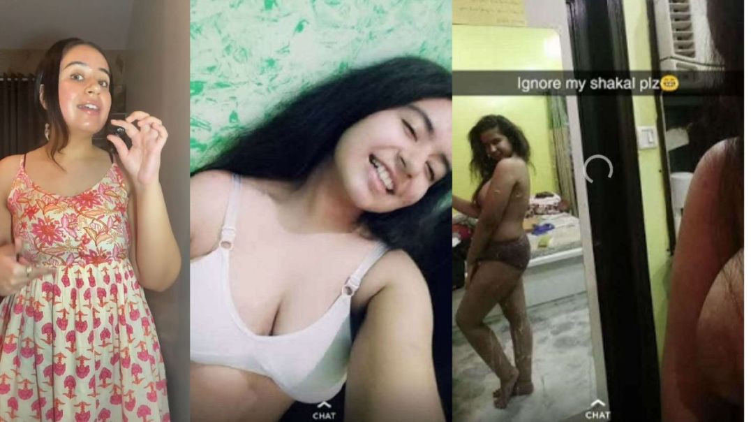 ⁣😍Beautiful ⁣Jasmine Snapchat Latest Most Exclusive Viral Stuff Teasing Showing Pressing Boobs 💦
